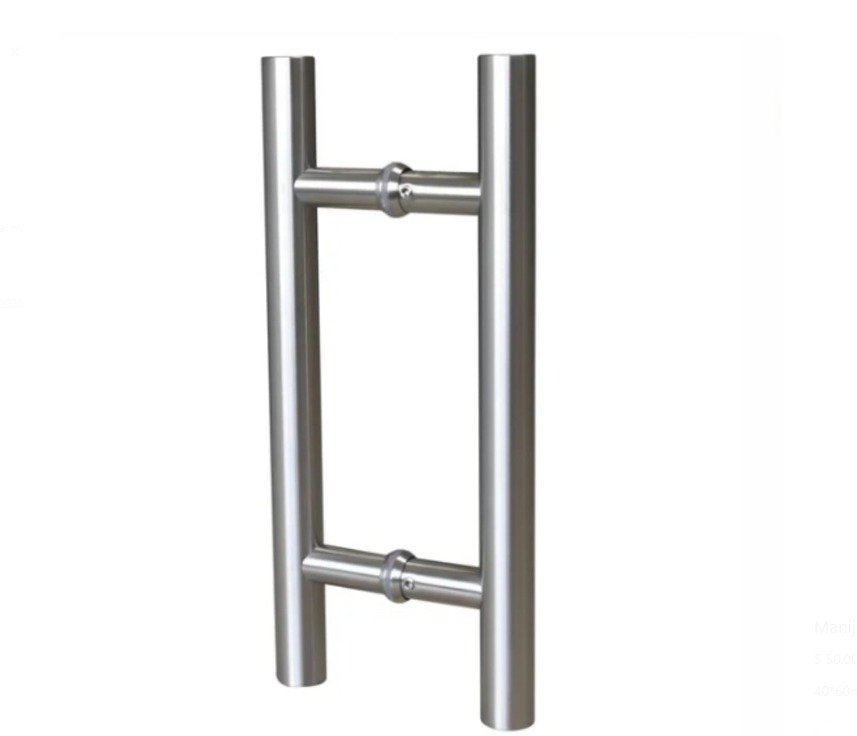 Manija Doble en Acero Inoxidable 304