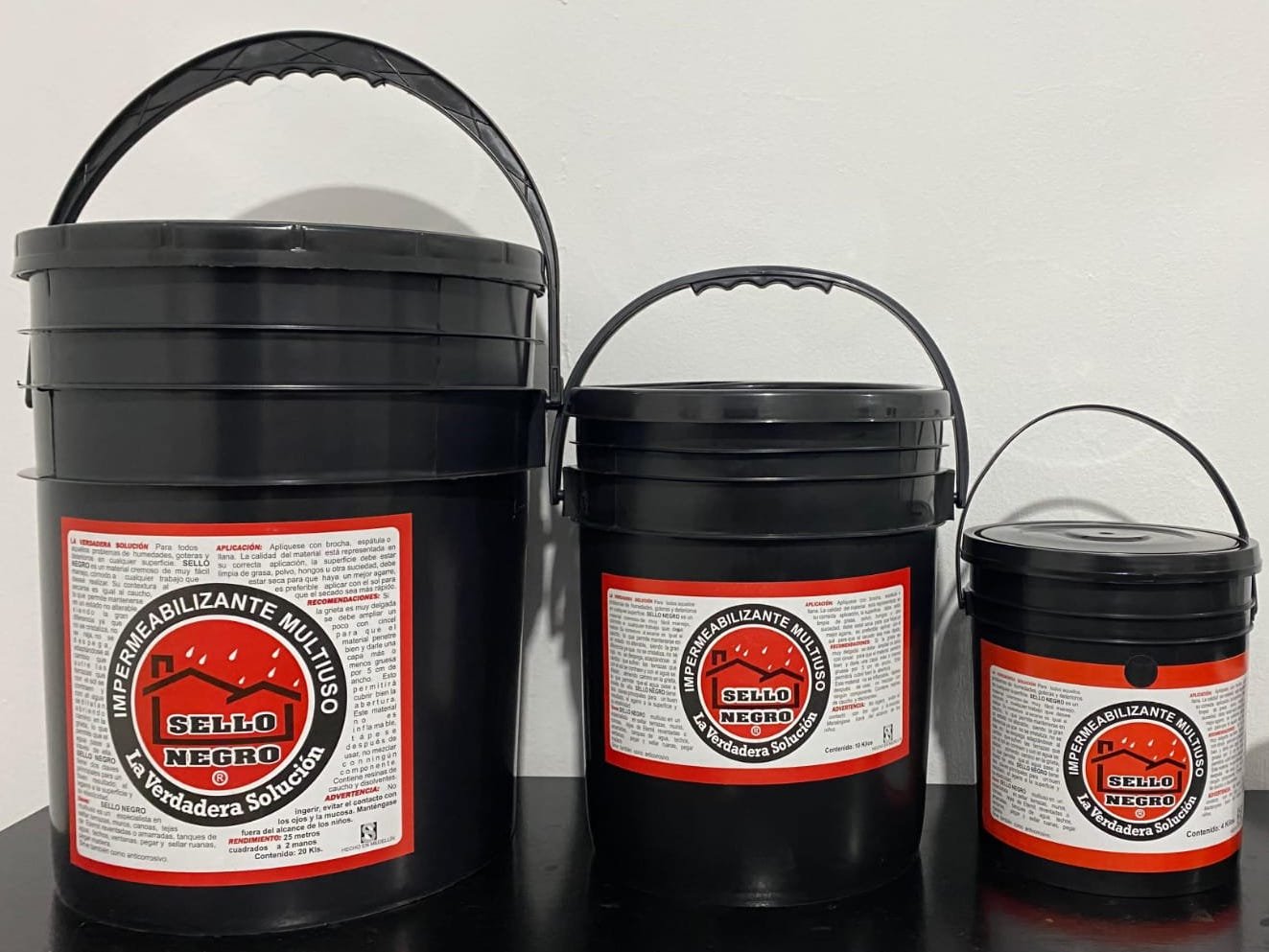 Impermeabilizante marca sello negro.