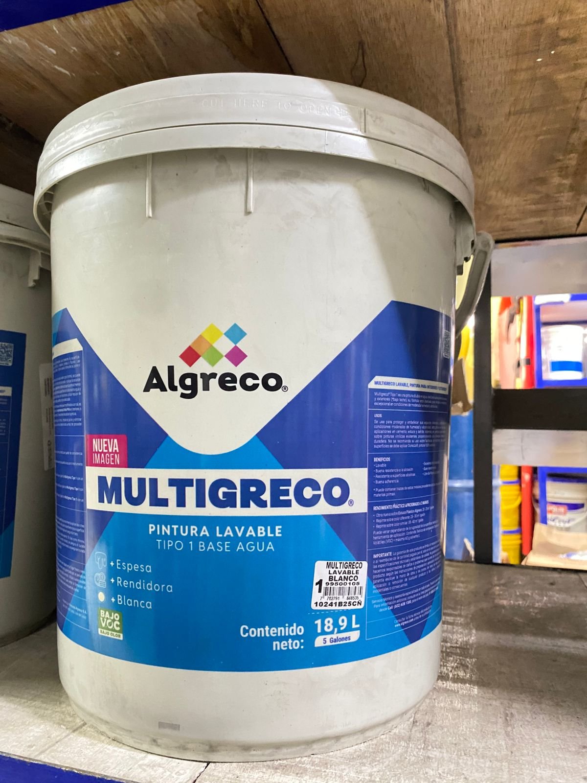 Pintura Multigreco marca Algreco.